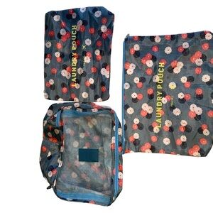 Floral travel Pouch Set